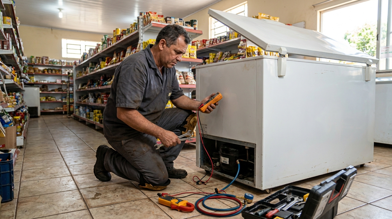Manutenção em Motor Ventilador em Londrina‑PR
