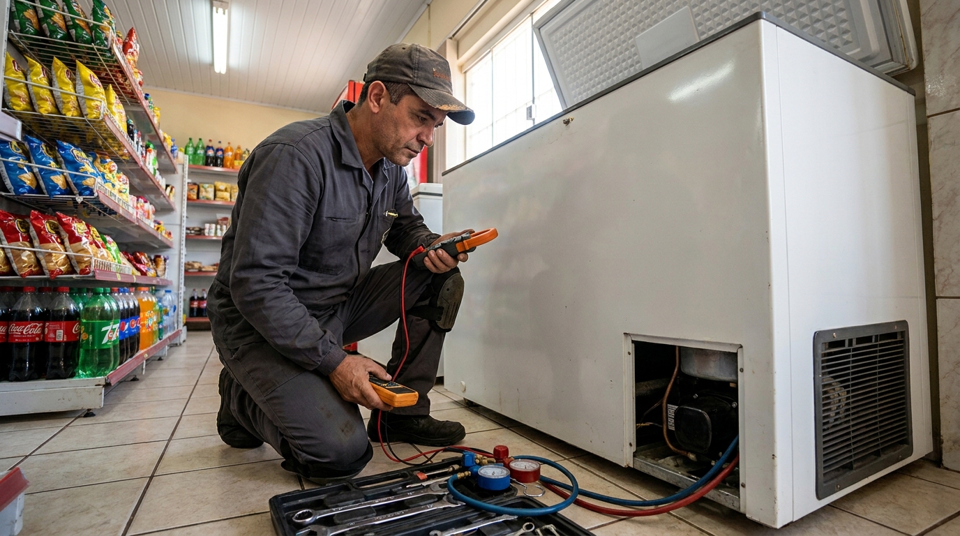 Recuperação de Refrigeração em Londrina‑PR