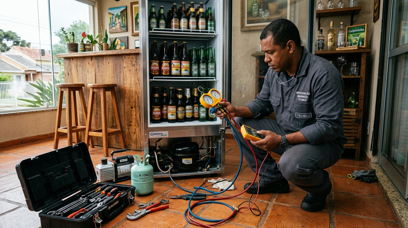 Técnico de refrigeração comercial perto de mim em Londrina‑PR